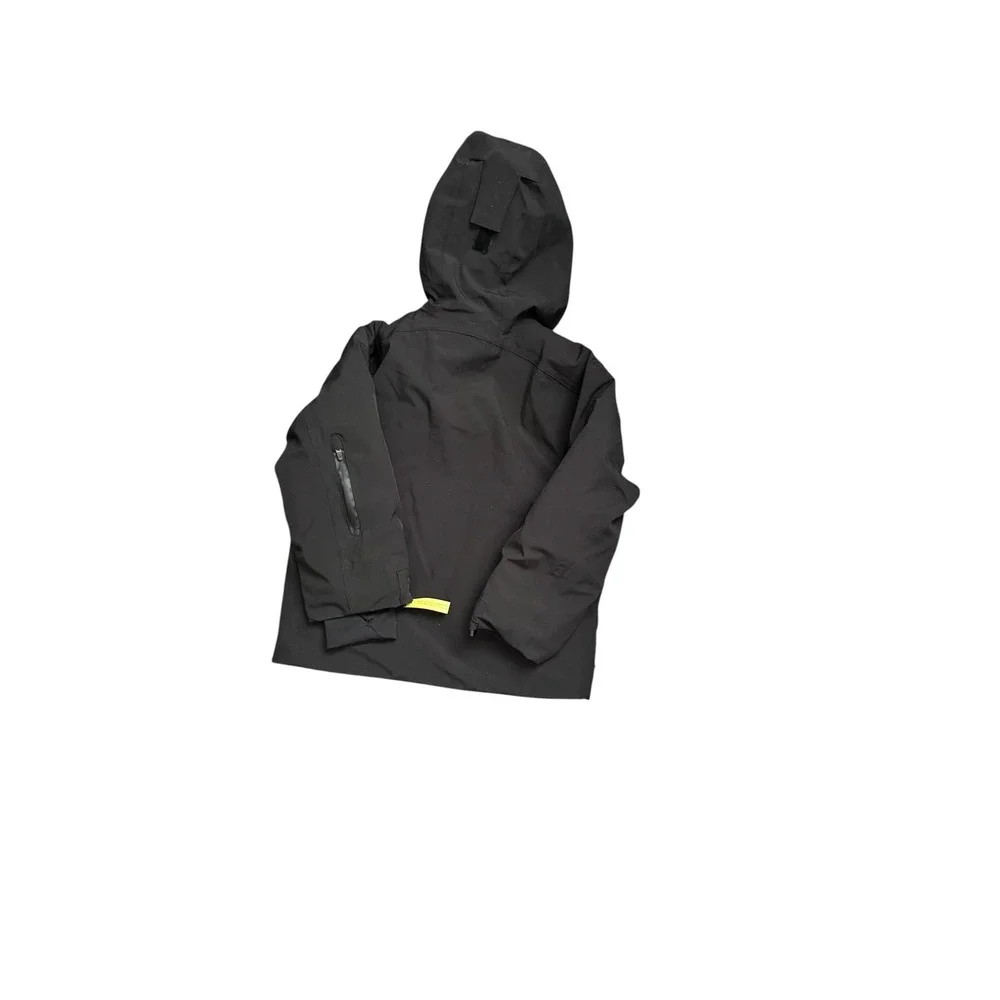 All in Motion Kids Snow Sport Waterproof Jacket Black XS Insulated Hooded NEW